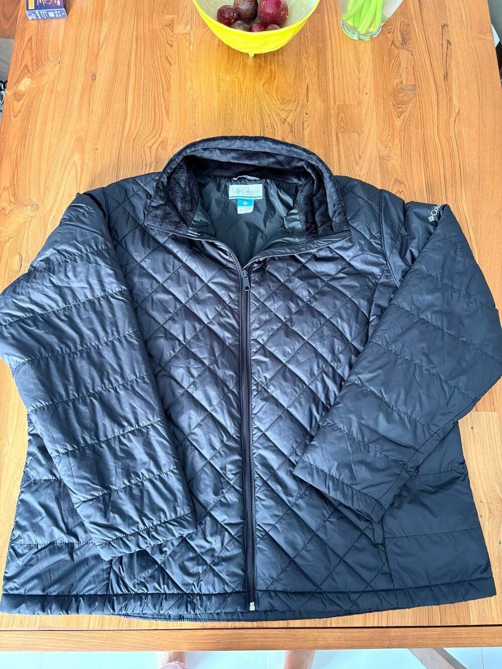Columbia Sportswear Women's Black Quilted Insulated Jacket Size 3X Like New